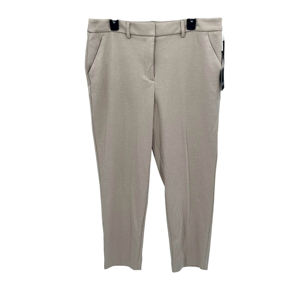 Simply Vera Vera Wang Pants Women 16 Beige High Rise Skinny Ankle Stretch Office
